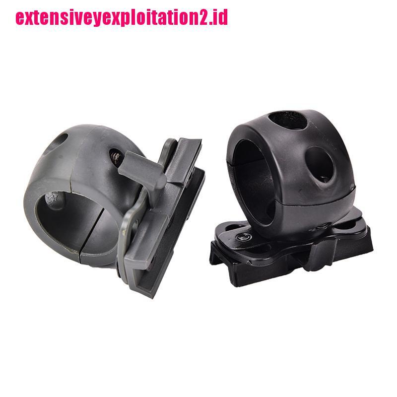 &lt; E2id &amp; &gt; Adaptor Klem Mounting Lampu Senter Helm Airsoft Military