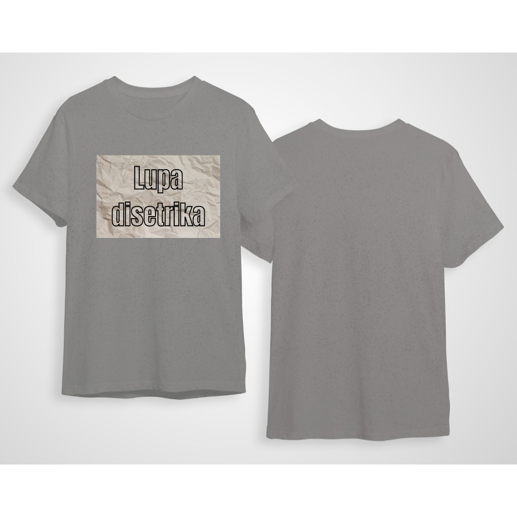 Kaos Cotton Sablon Custom - MISTY MUDA