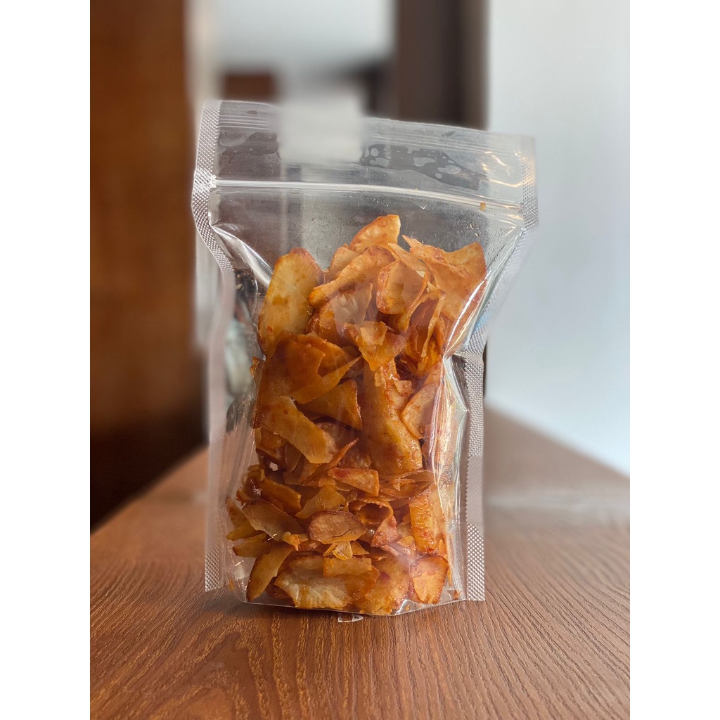 

Kripik Singkong Pedas Manis +-200 gram