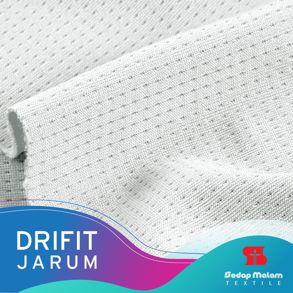 Kain Drifit Motif Jarum Putih Shopee Indonesia