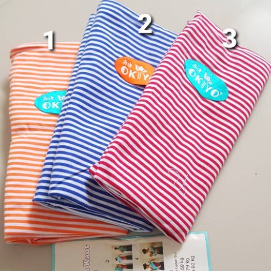 Gendongan Bayi Geos Okiyo Motif Garis / Geos Baby / Kado Hadiah Bayi