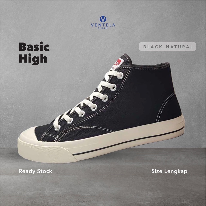 Ventela Basic High Black Natural