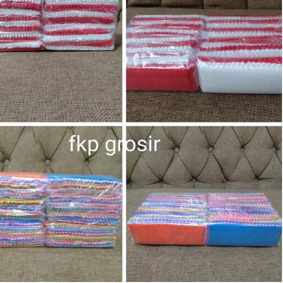 

オ GROSIR PER 12PCS - KERTAS KREP POTONG MERAH PUTIH / HUT RI / DIRGAHAYU RI/ KREP POTONG MIX WARNA Terlaris