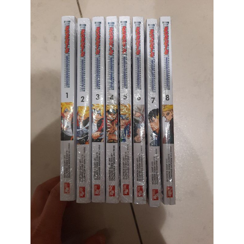 Komik Boruto vol 1-8 set segel ori