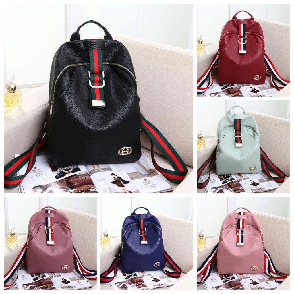 Ransel Gucci Dimanne 88026 DEN TAS IMPORT RANSEL FASHION TAS BATAM MURAH TAS PUNGGUNG WANITA