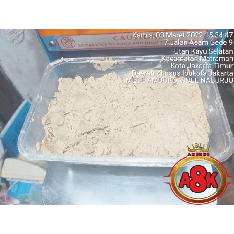 umpan ikan mede +butter vanila + wisman  belum pakai essen (polos)