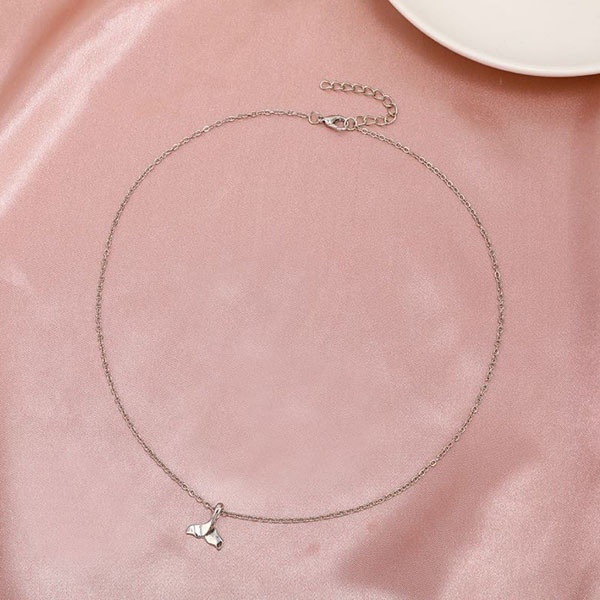 kalung lumba-lumba dolphin fishtail clavicle necklace jka226 (3F2)