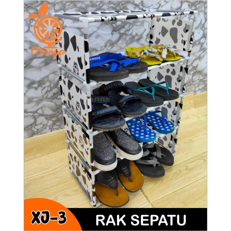 Rak Sepatu 5 Susun Portable Rak Sandal Serbaguna HOMELIVING