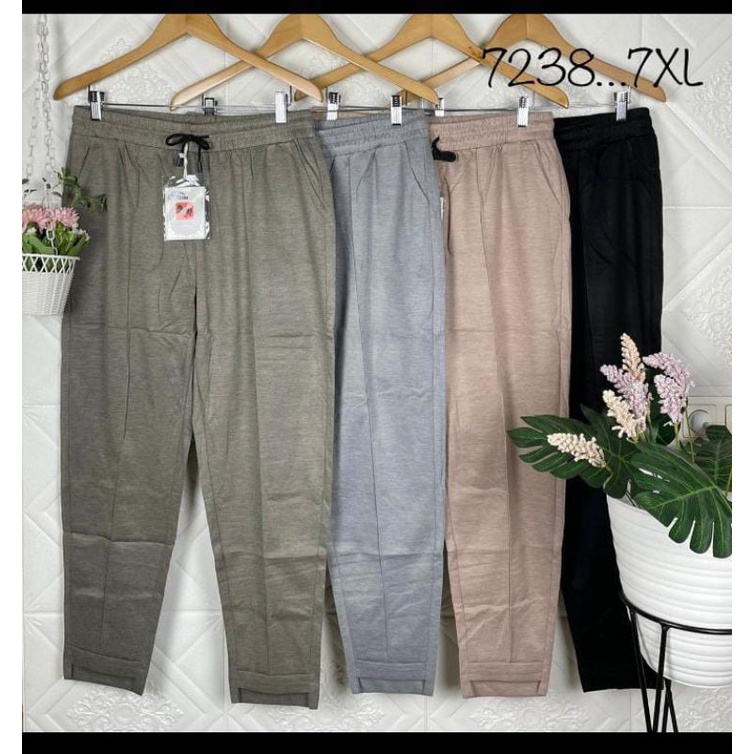 celana jogger wanita import celana jogger jumbo celana zara import wanita 7XL merk good