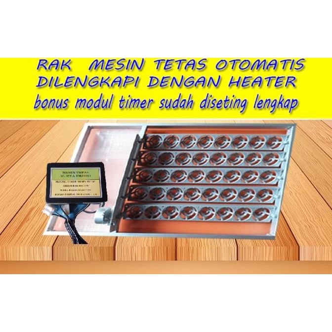 Rak Mesin Tetas Telur Full Otomatis Sistem Apb