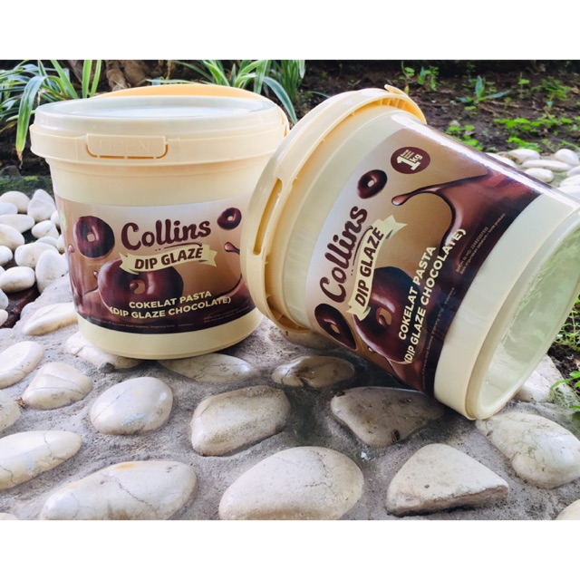 

Collins Dip Glaze Dark chocolate Kemsan 1kg