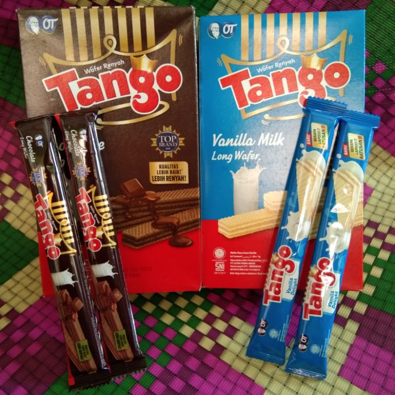 

Tanggo wafer Chocolate dan Vanilla Milk 7 gr - 1box isi 20pc