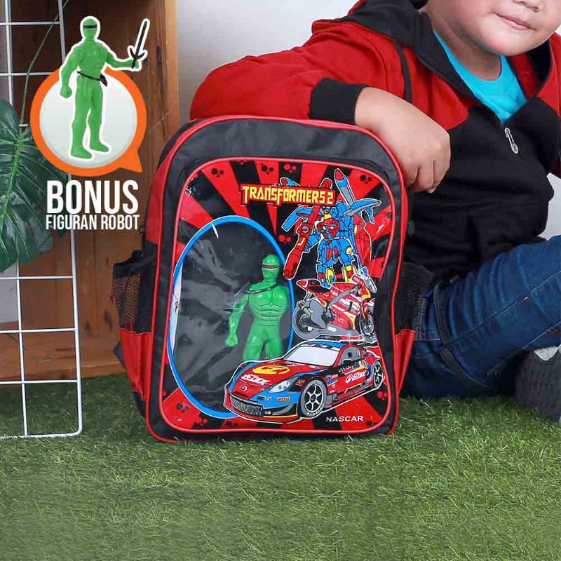 Murah Tas Anak Sekolah Pria Wanita Backpack Ransel Karakter Hero Paud Tk Sd