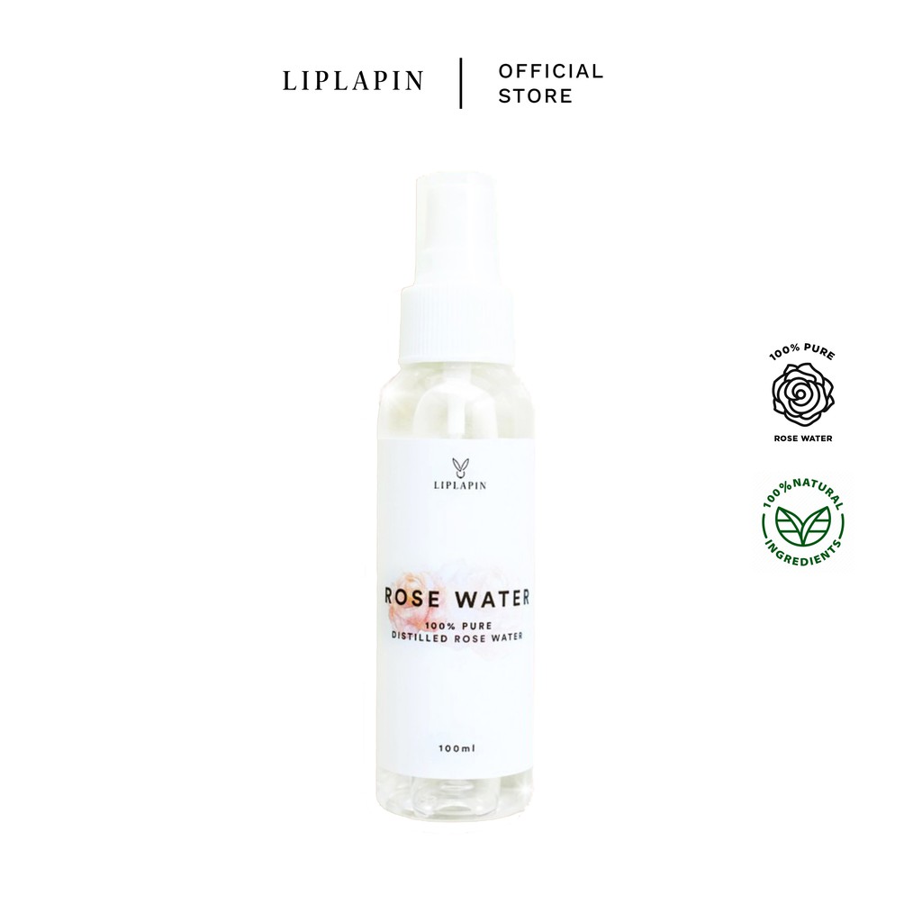 Liplapin Rose Water / Air Mawar - Toner Alami Wajah