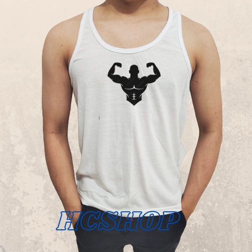 Singlet Pria Dewasa GYM Singlet Dewasa Cowok Cewek Cotton Combed Kualitas Premium Adem