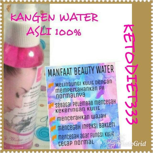 PROMO BEAUTY WATER 100ML GARANSI ASLI KANGEN WATER SD501 TERMURAH