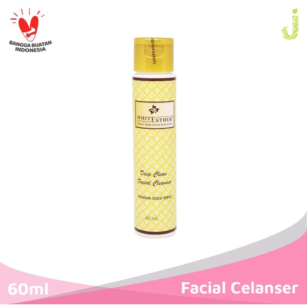 Whitesther Deep Clean Facial Cleanser 60ml (WDFC) untuk Membersihkan Wajah