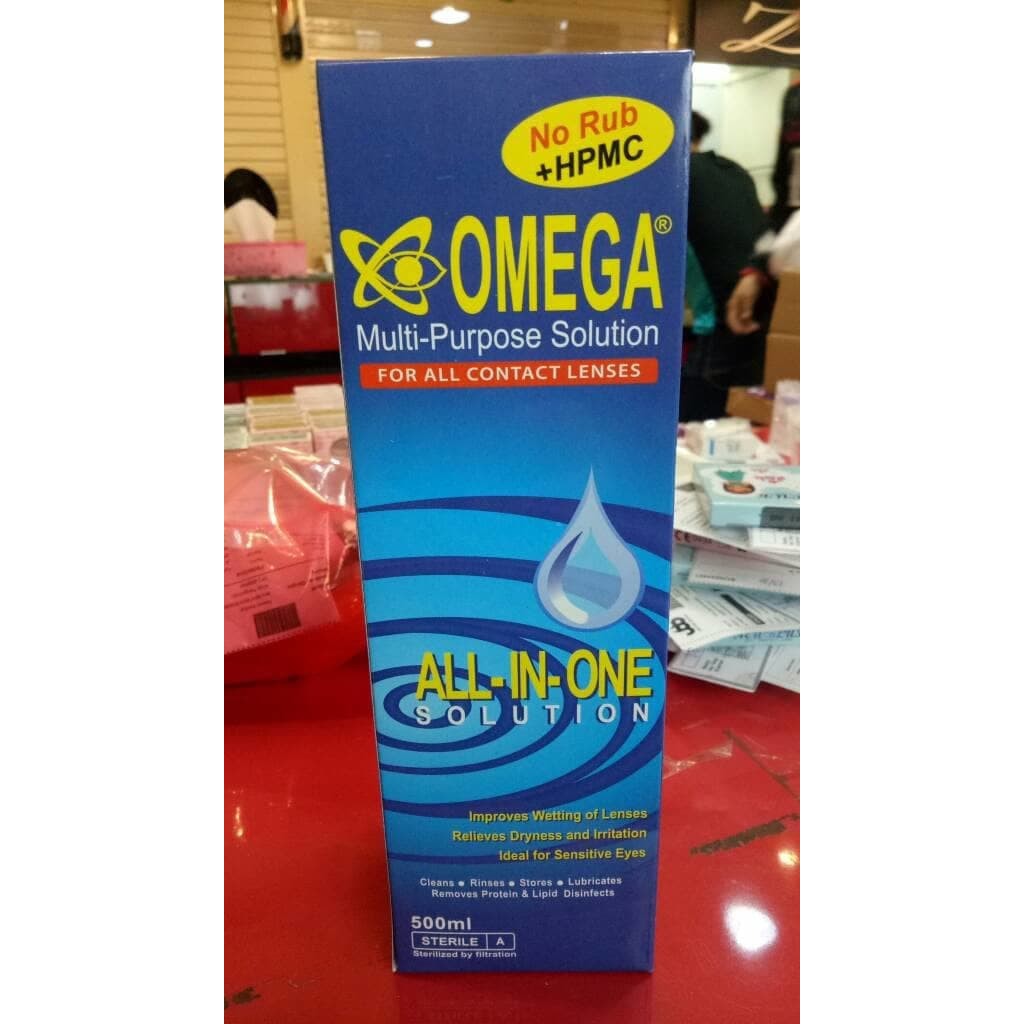 Cairan Pembersih Softlens Omega Multi Purpose 500ml