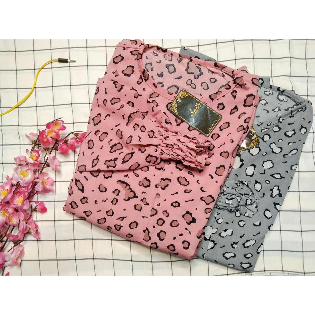 Gamis Monalisa / Gamis Motif Macan Murah