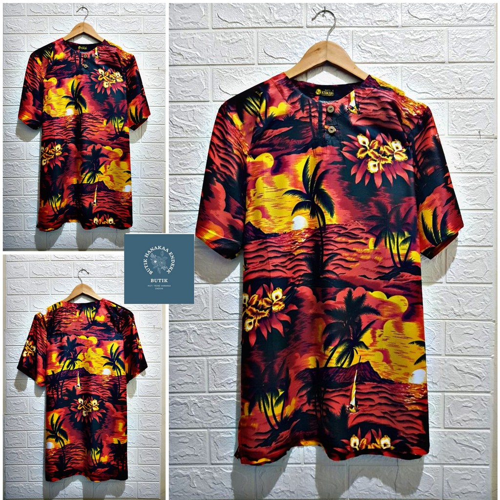 Baju Bali Pantai Pria/Wanita (Unisex)