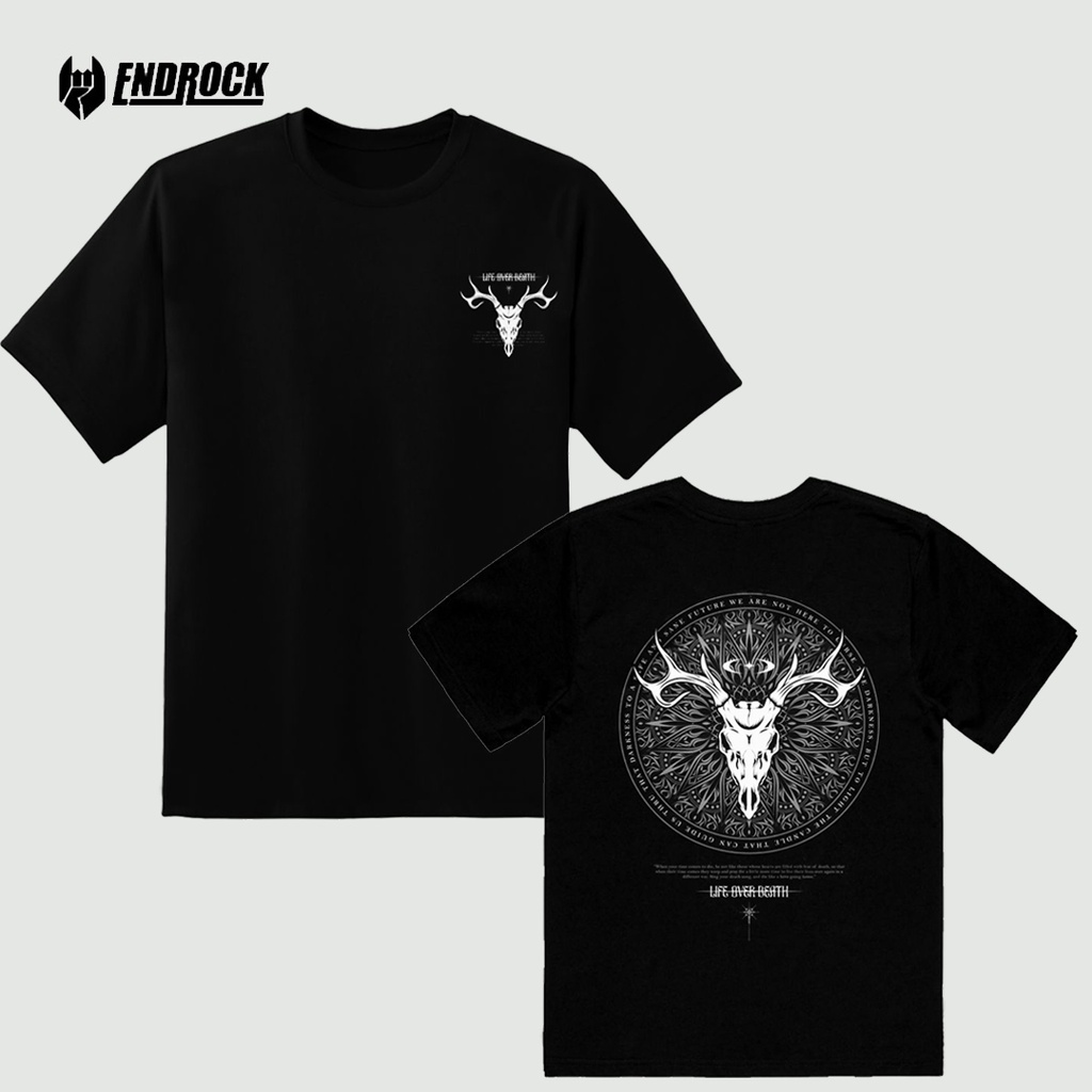 Kaos Distro Original Endrock Tema Life Over