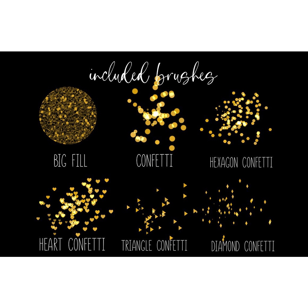 Procreate Brush - Glitter &amp; Sparkle for Procreate