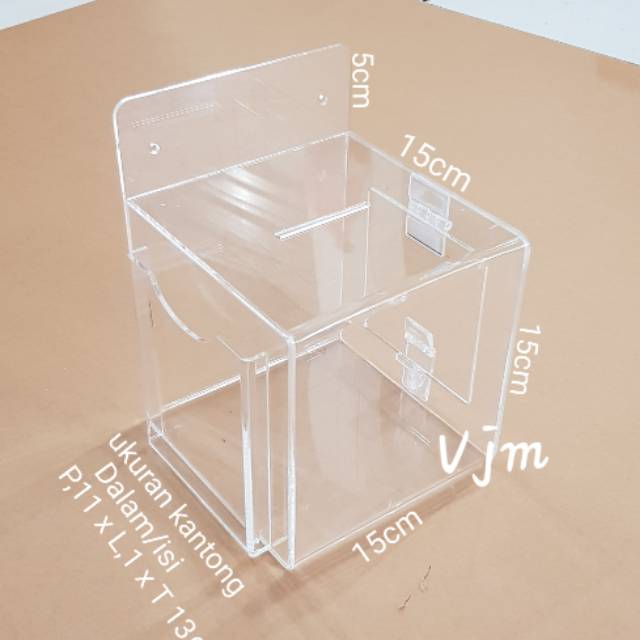 

Acrylic Kotak Saran / Amal