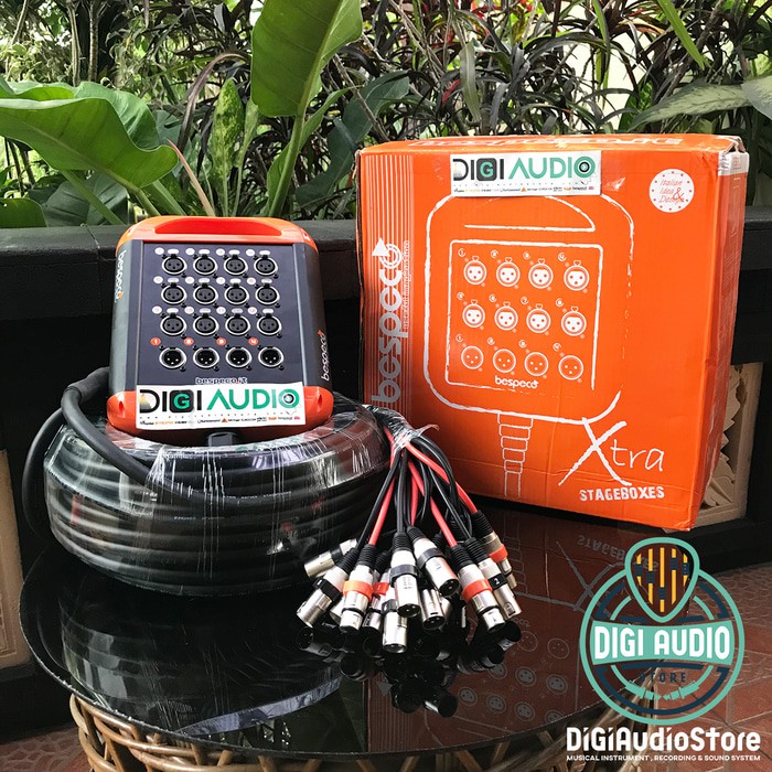 Snake Cable Bespeco XTRA1204L20 12 input Jack XLR Female - 4 Output Chanel XLR Male - Kabel 20 meter