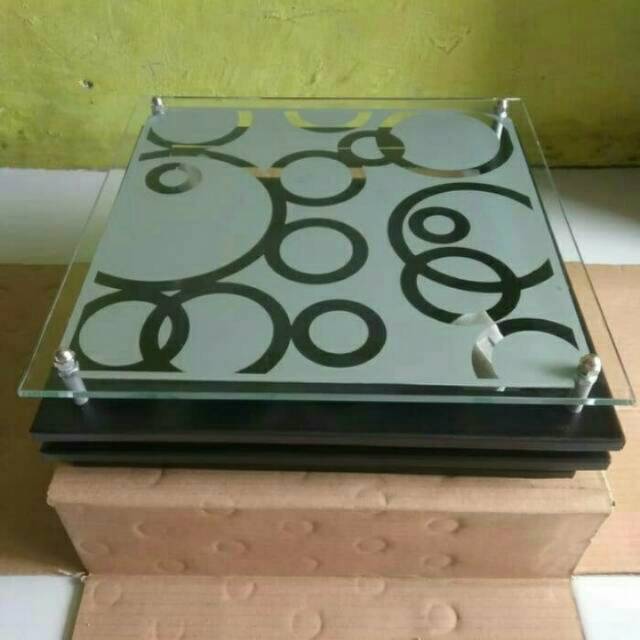 Lampu hias plafon motif bulat