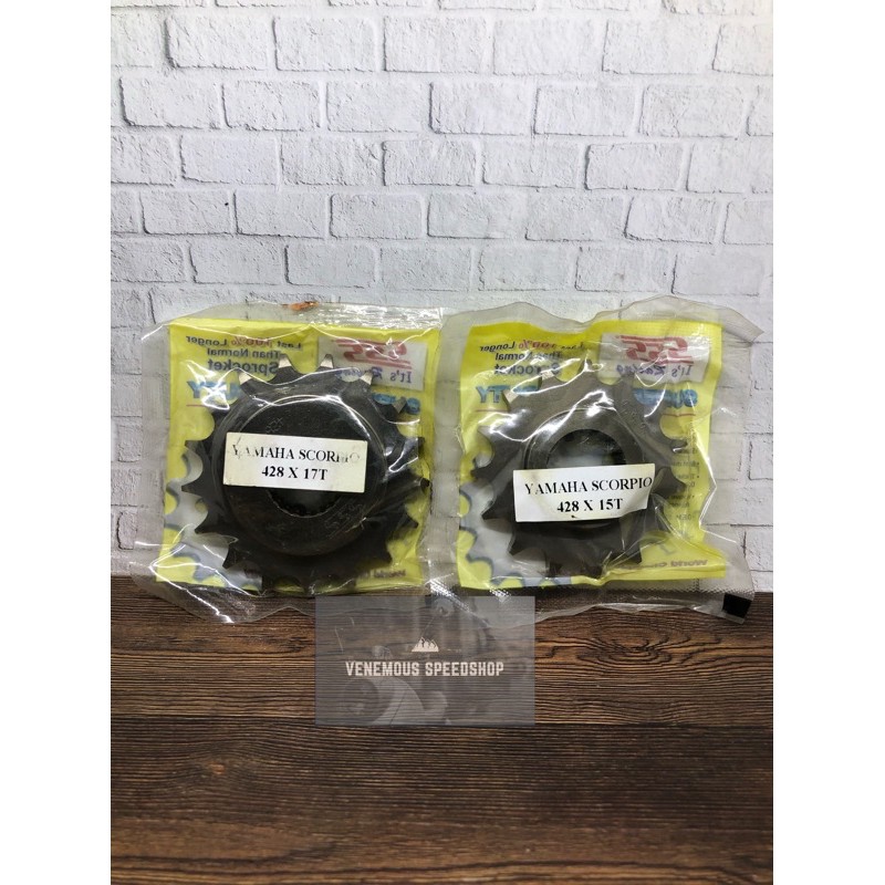 Gear Depan SSS 428 Scorpio / 520 Ninja 250