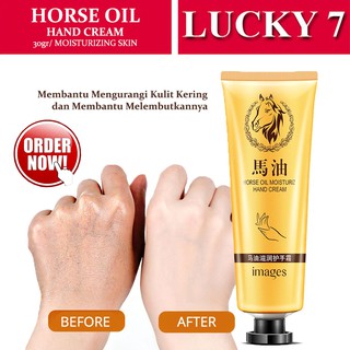 Image of Images Hand Cream Horse Oil /Krim Melembabkan Kulit Tangan Kaki Kering Kasar dan Tumit Pecah2