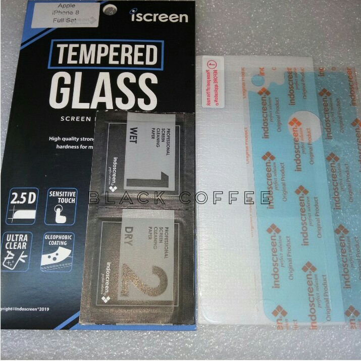 Tempered glass iPhone 8 7 tempered glass iScreen bening