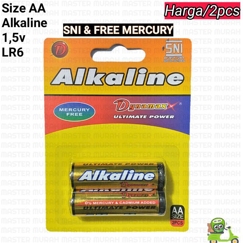 Baterai Alkaline size AAA AA 1 5  1½ volt Dynamax