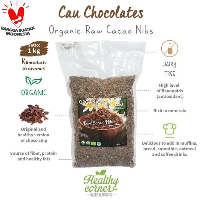 

Organic Raw Cacao Nibs Kakao 1 Kg - Cau Chocolates SALE