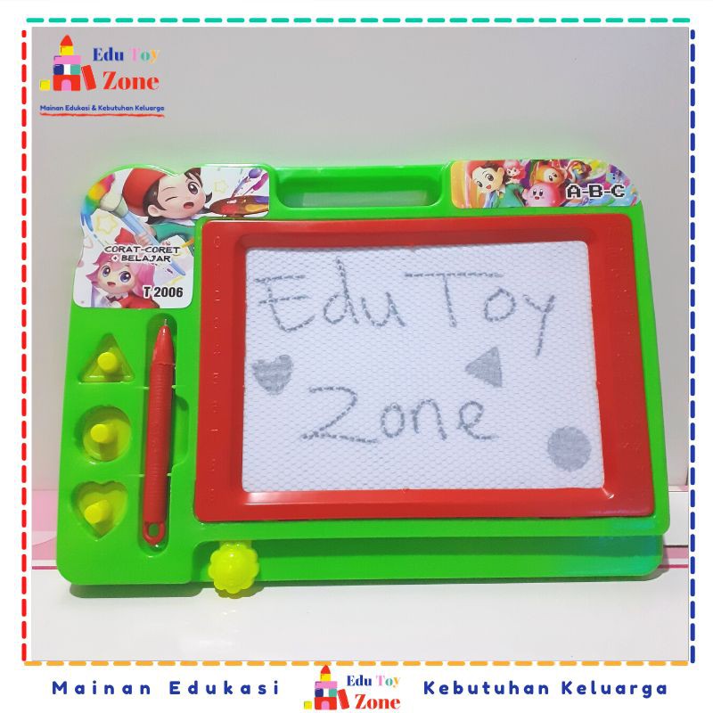 

PAPAN TULIS MAGNET | Latihan Menulis dan Menggambar