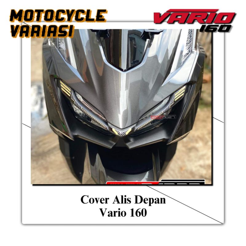 MOTOPAD27 Sticker stiker ALIS LAMPU DEPAN NEW HONDA VARIO 160 Resin Timbul Premium Presisi