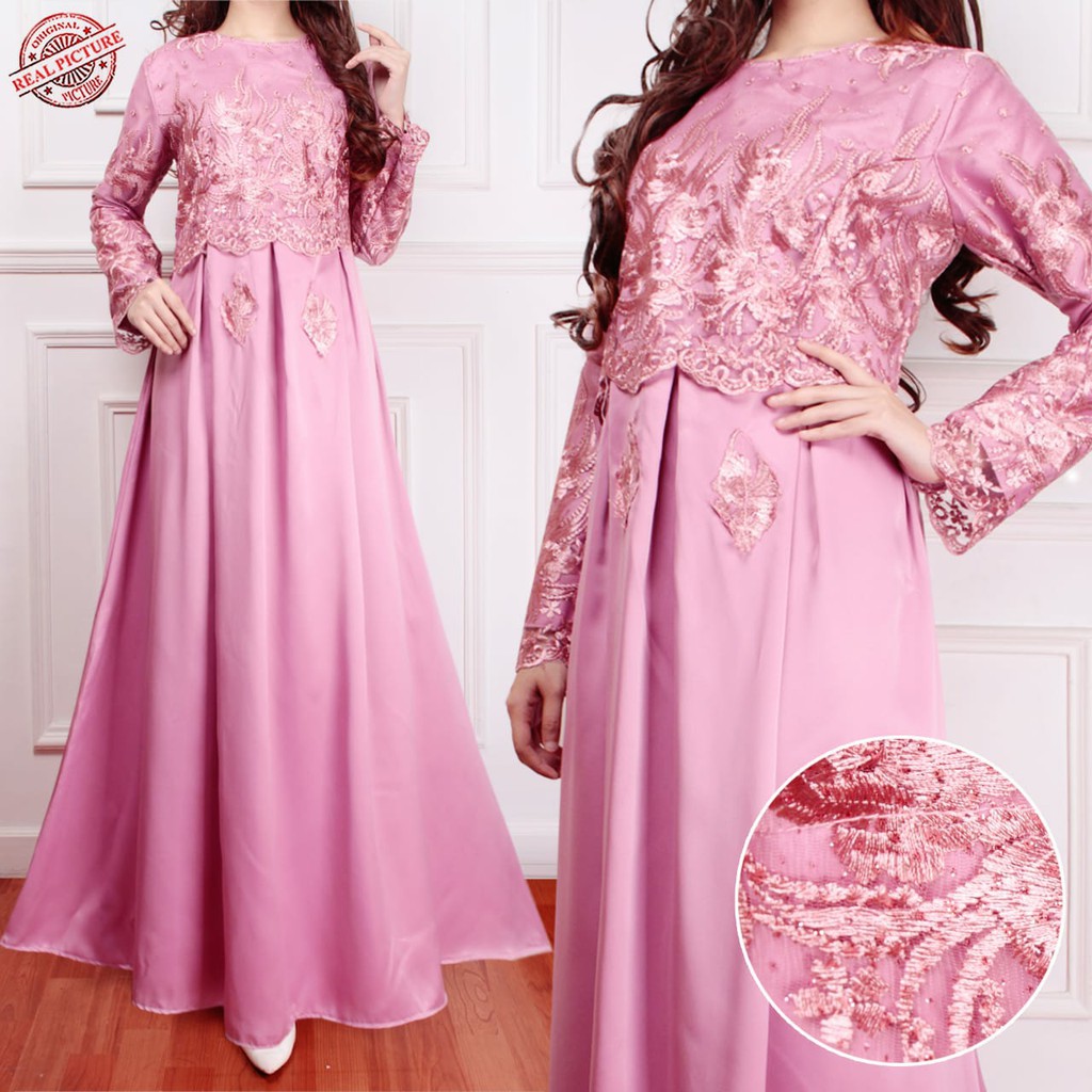 HOPYLOVY - Gamis Maxi Dress Arabia