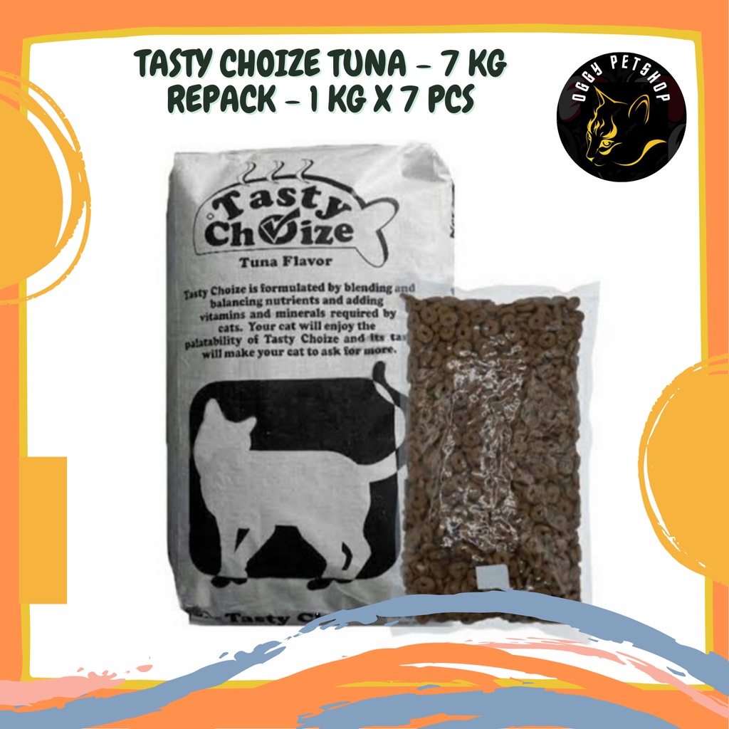 Tasty Choize Tuna Makanan Kucing Kemasan 7 kg ( 1 kg x 7)