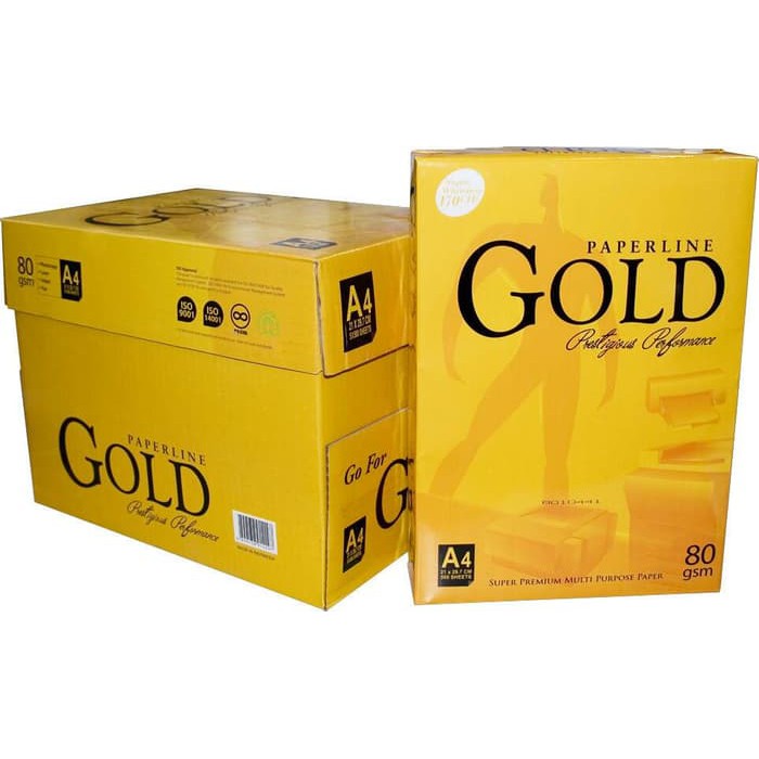 Kertas HVS Paperline A4 - 80 gram GOLD