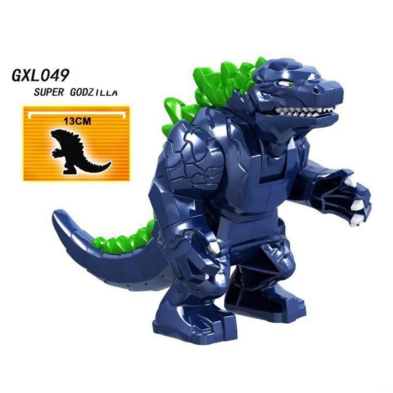 Mainan Balok Susun Seri Godzilla Monster Alien Dinosaurus Untuk Anak Lakilaki GXL047