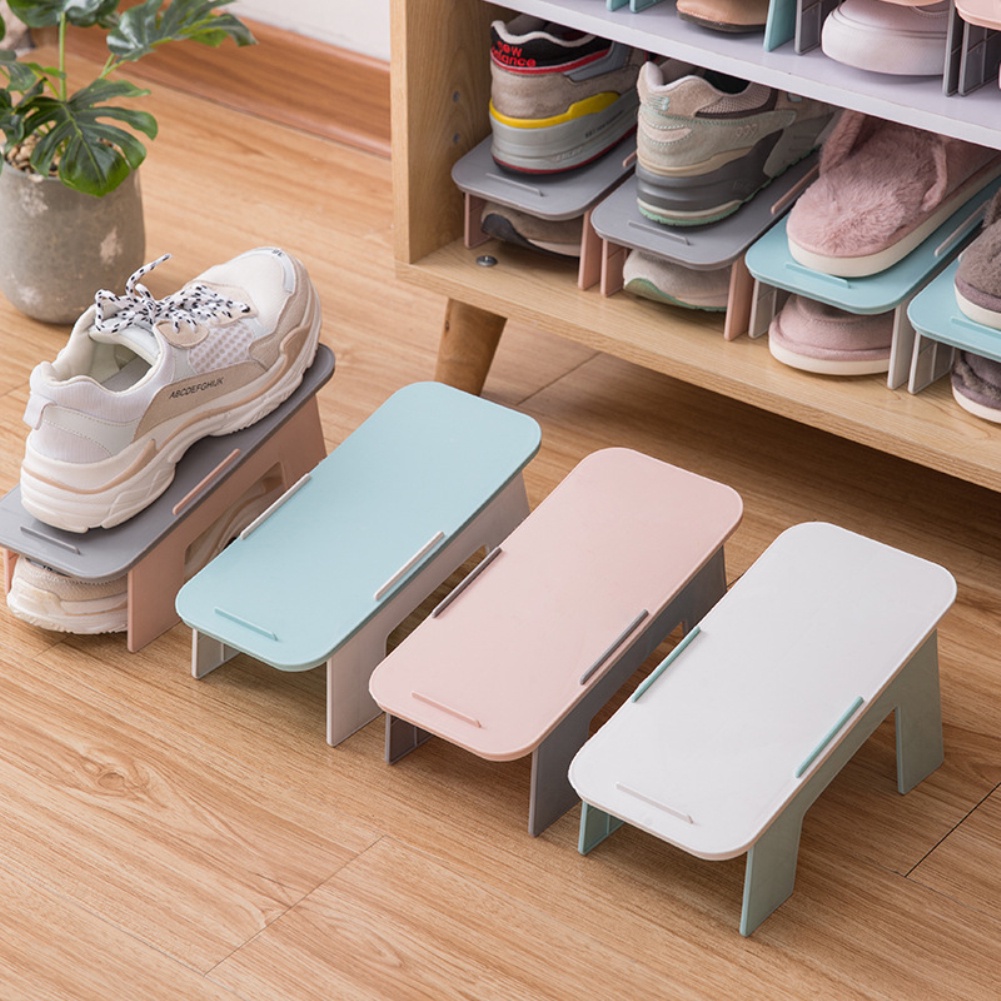 Double layer removable and combined simple shoe rack creative shoe rack household shoe storage rack OW