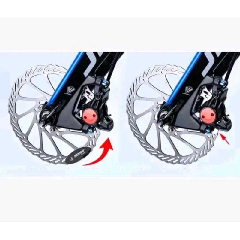 alat stel setting rem disc brake pad spacer kampas sepeda pelindung pengganjal rotor ganjal rem