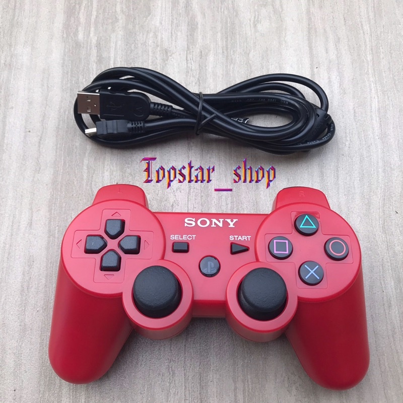 stik ps3 wireless ori pabrik warna Merah