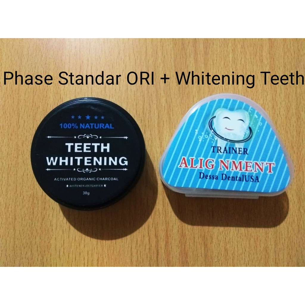 Paket Promo Perapih Gigi dan Pemutih Gigi Whitening Teeth Charcoal