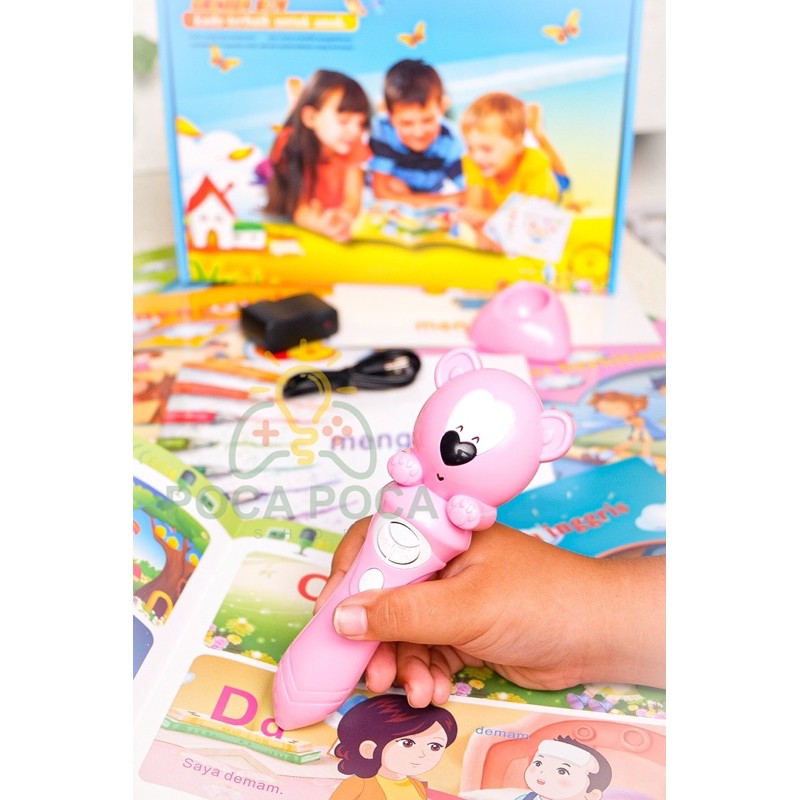 Genius Boy Buku Belajar Inggris Mandarin Bicara Sendiri Anti Gadget Kado Ulang Tahun Birthday