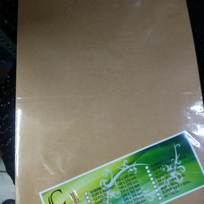

Hemat Amplop Coklat Folio Cj Promo