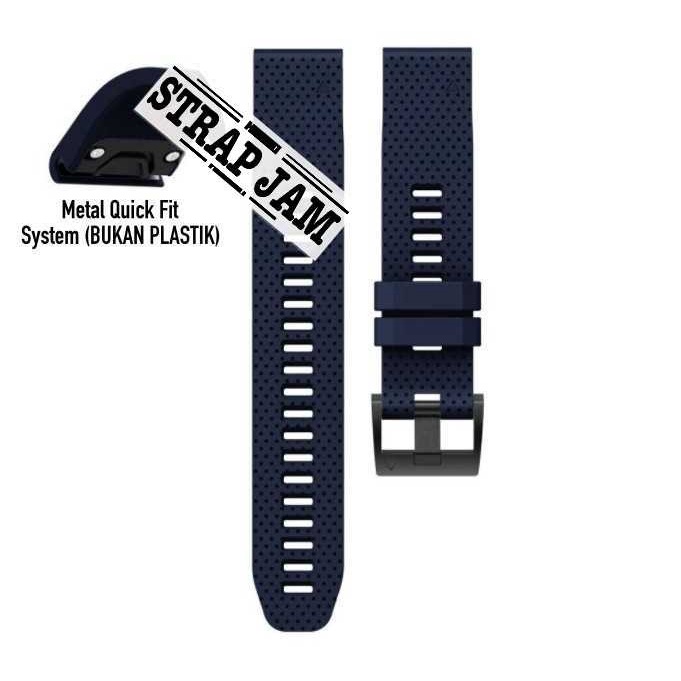 N33 Watch Strap Garmin Fenix 7S 42mm - Tali Jam Tangan 20mm Quick Fit Rubber Silikon Bintik