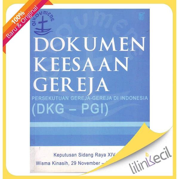 Buku  Dokumen Keesaan Gereja(DKG-PGI)