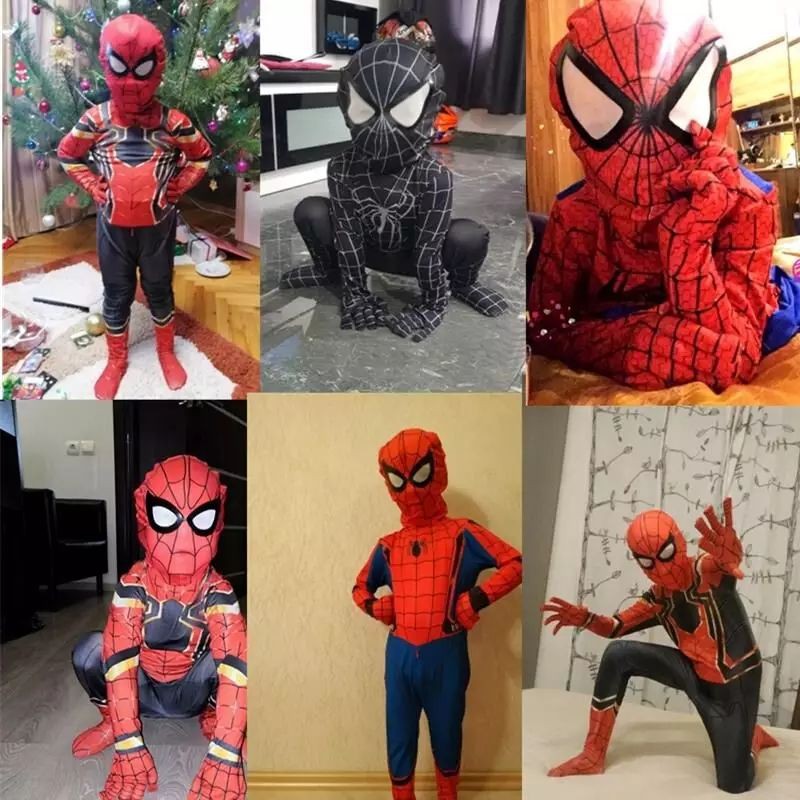 Kostum Spiderman Anak dan Dewasa Avenger Superhero Costume laki costplay merah