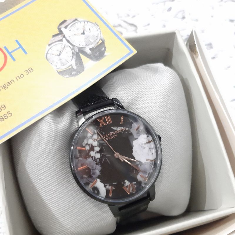 (Toko Ricoh) Jam tangan wanita bunga bunga London